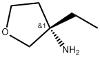 (S)-3-ethyltetrahydrofuran-3-amine 结构式