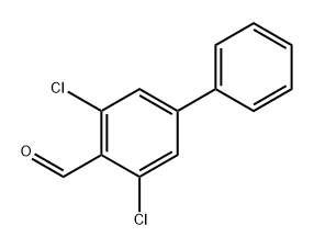 3,5-Dichloro-[1,1'-biphenyl]-4-carbaldehyde 结构式