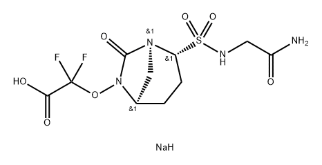 ACETIC ACID, 2-[[(1 S,2R,5R)-2-[[(2-AMINO-2- OXOETHYL)AMINO]SULFONYL]-7-OXO-1 ,6-DIAZAB ICYCLO[3.2.1 结构式