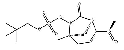 SULFURIC ACID, 2,2-DIMETHYLPROPYL (1 S,2R,5R)-2- [(R)-METHYLSULFINYL]-7-OXO-1 ,6-DIAZABICYCLO [3.2.1 结构式