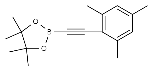 2-(异三苯甲基)-4,4,5,5-四甲基-1,3,2-二氧硼烷 结构式