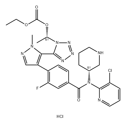 化合物 PF-06815345 HYDROCHLORIDE 结构式