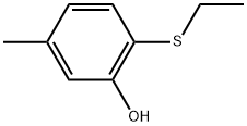 2-(Ethylthio)-5-methylphenol 结构式