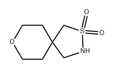 8-氧杂-2-噻-3-氮杂螺[4.5]癸烷 2,2-二氧化物 结构式