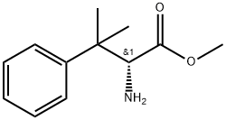 methyl (R)-2-amino-3-methyl-3-phenylbutanoate 结构式