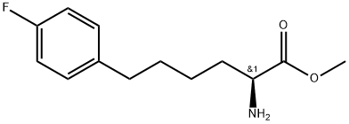 Methyl(S)-2-amino-6-(4-fluorophenyl)hexanoate 结构式