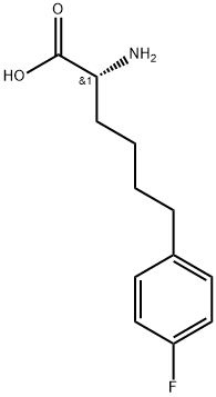 Benzenehexanoic acid, α-amino-4-fluoro-, (αR)- 结构式