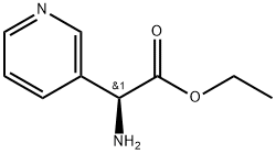 3-Pyridineacetic acid, α-amino-, ethyl ester, (αS)- 结构式