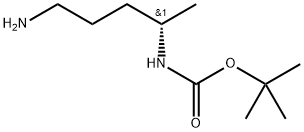 (S)-N4-BOC-戊烷-1,4-二胺 结构式
