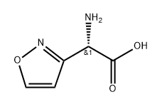 (S)-2-amino-2-(isoxazol-3-yl)acetic acid 结构式