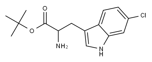 BOC-6-氯色氨酸 结构式
