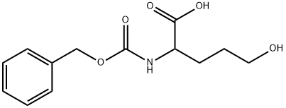 N-Cbz-5-hydroxy-DL-norvaline 结构式