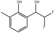 α-(Difluoromethyl)-2-hydroxy-3-methylbenzenemethanol 结构式