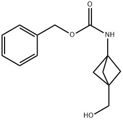 (3-(羟甲基)双环[1.1.1]戊-1-基)氨基甲酸苄酯 结构式