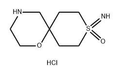 9-imino-1-oxa-9lambda6-thia-4-azaspiro[5.5]undecan-9-one dihydrochloride 结构式