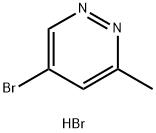 5-溴-3-甲基哒嗪(氢溴酸盐) 结构式