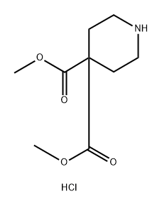 4,4-dimethyl piperidine-4,4-dicarboxylate hydrochloride 结构式