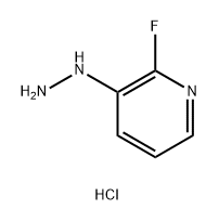 2-氟-3-肼基吡啶(盐酸盐) 结构式