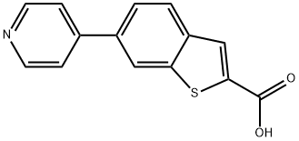 6-(4-Pyridinyl)benzo[b]thiophene-2-carboxylic acid 结构式