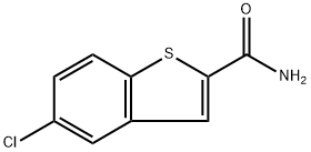 5-Chlorobenzo[b]thiophene-2-carboxamide 结构式