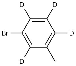1-bromo-3-methylbenzene-2,4,5,6-d4 结构式