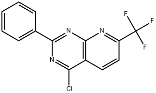 4-chloro-2-phenyl-7-(trifluoromethyl)-1,8a-dihydropyrido[2,3-d]pyrimidine 结构式