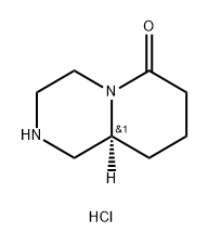 (S)-Octahydro-pyrido1,2-apyrazin-6-one hydrochloride 结构式