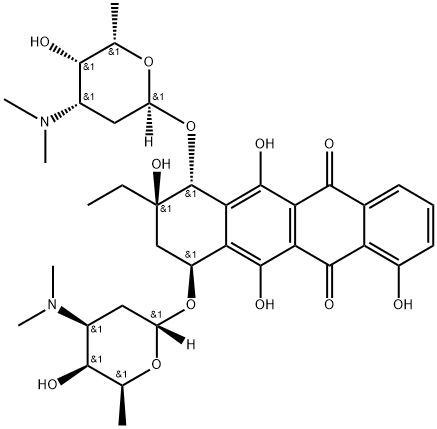 紫红霉素 结构式