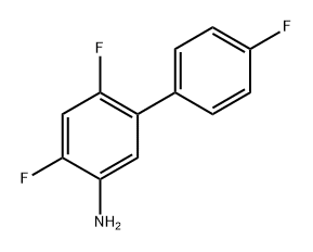 4,4',6-Trifluorobiphenyl-3-amine 结构式