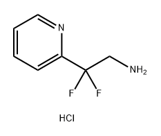 2,2-difluoro-2-(pyridin-2-yl)ethan-1-amine hydrochloride 结构式