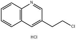 3-(2-氯乙基)喹啉盐酸盐 结构式