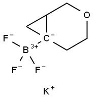 trifluoro(3-oxabicyclo[4.1.0]heptan-6-yl)boranuide 结构式