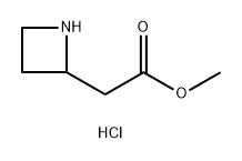 氮杂环丁烷-2-基乙酸甲酯盐酸盐 结构式