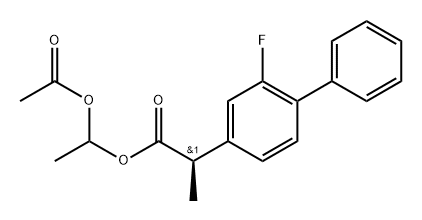 (R)-氟比洛芬酯(非对映异构体混合物) 结构式