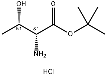 (2R,3S)-2-氨基-3-羟基丁酸叔丁酯盐酸盐 结构式