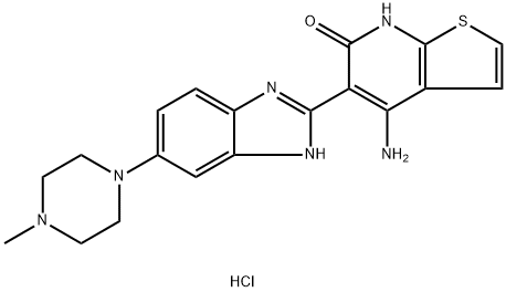 HPK1-IN-2盐酸盐 结构式