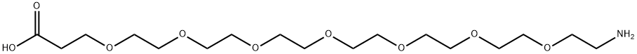 Amino-PEG7-acid 结构式