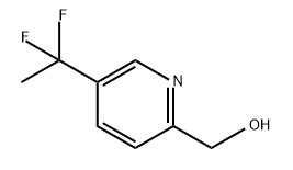 (5-(1,1-difluoroethyl)pyridin-2-yl)methanol 结构式