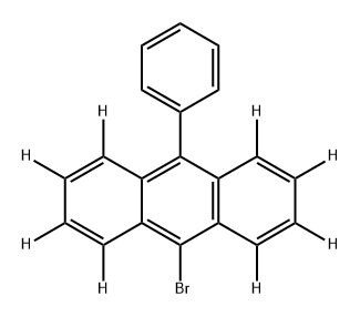 ANTHRACENE-1,2,3,4,5,6,7,8-D8, 9-BROMO-10-PHENYL- 结构式