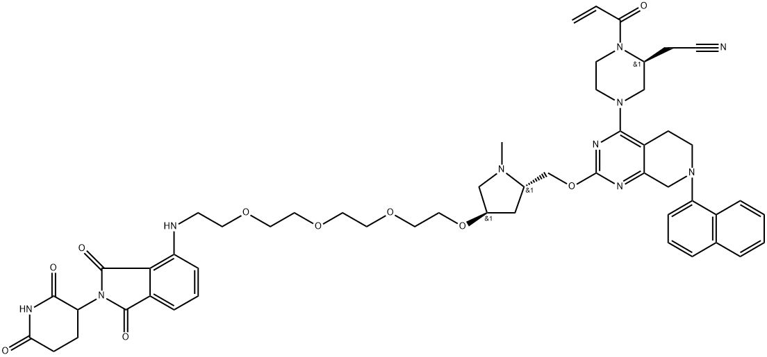 PROTAC K-RAS DEGRADER-1 结构式