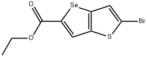 ETHYL 2-BROMOSELENOPHENO[3,2-B]THIOPHENE-5-CARBOXYLATE 结构式