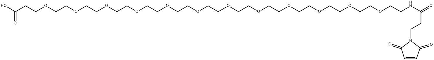 MAL-AMIDO-PEG12-ACID 结构式