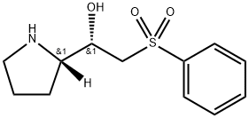 2-PYRROLIDINEMETHANOL, Α-[(PHENYLSULFONYL)METHYL]-, (ΑS,2S)- 结构式