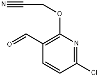 2-((6-氯-3-甲酰基吡啶-2-基)氧基)乙腈 结构式