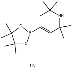 2,2,6,6-Tetramethyl-1,2,3,6-tetrahydro-4-pyridineboronic acid picol ester hydrochloride 结构式