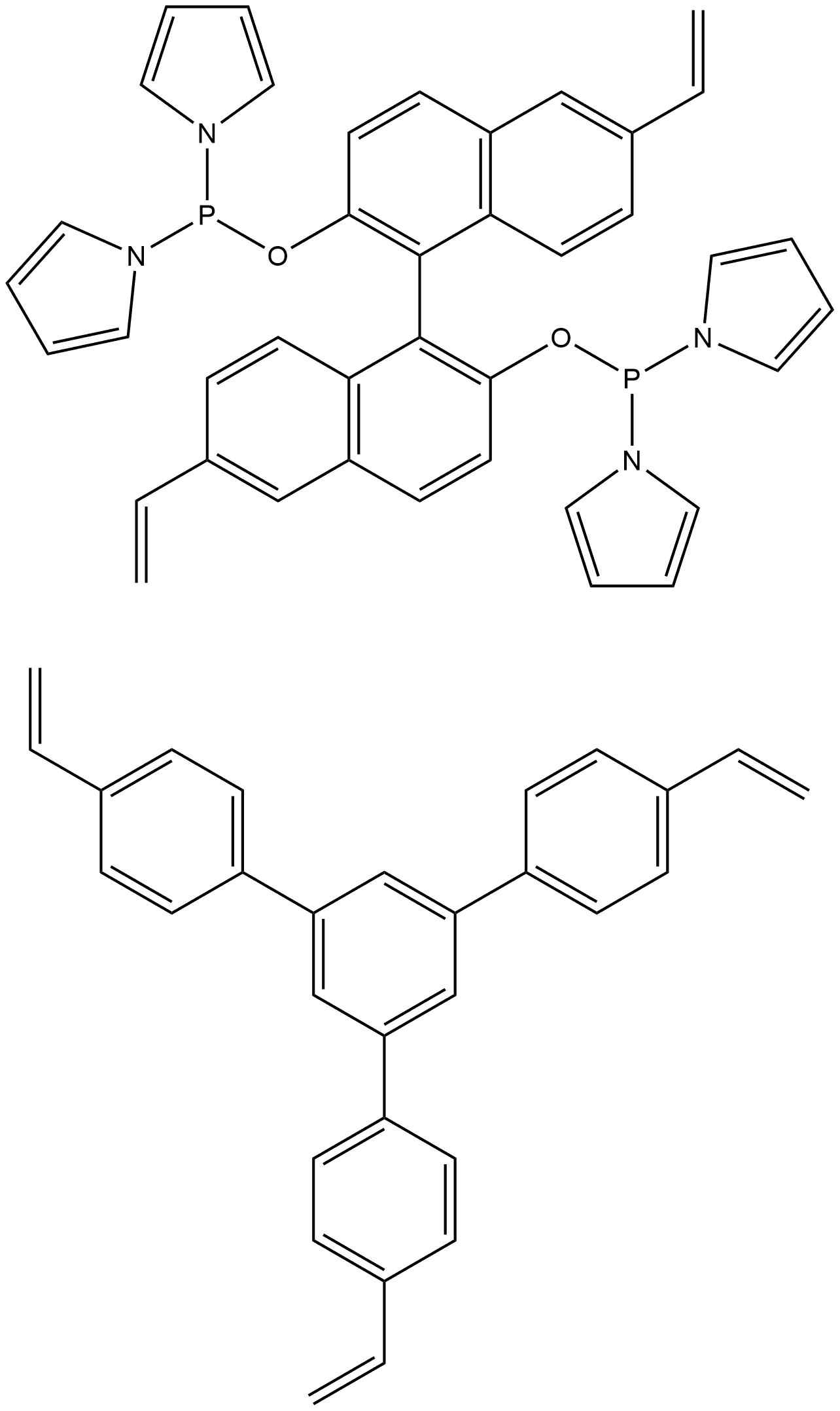 均三苯基苯-BINAPA共聚物 结构式