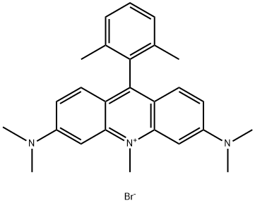 3,6-双(二甲基氨基)-9-(2,6-二甲基苯基)-10-甲基吖啶-10-鎓溴化物 结构式