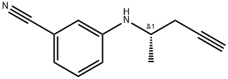 (S)-3-(pent-4-yn-2-ylamino)benzonitrile 结构式