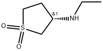 (S)-3-(ethylamino)tetrahydrothiophene1,1-dioxide 结构式