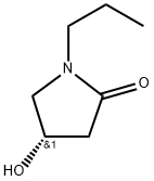 (S)-4-hydroxy-1-propylpyrrolidin-2-one 结构式